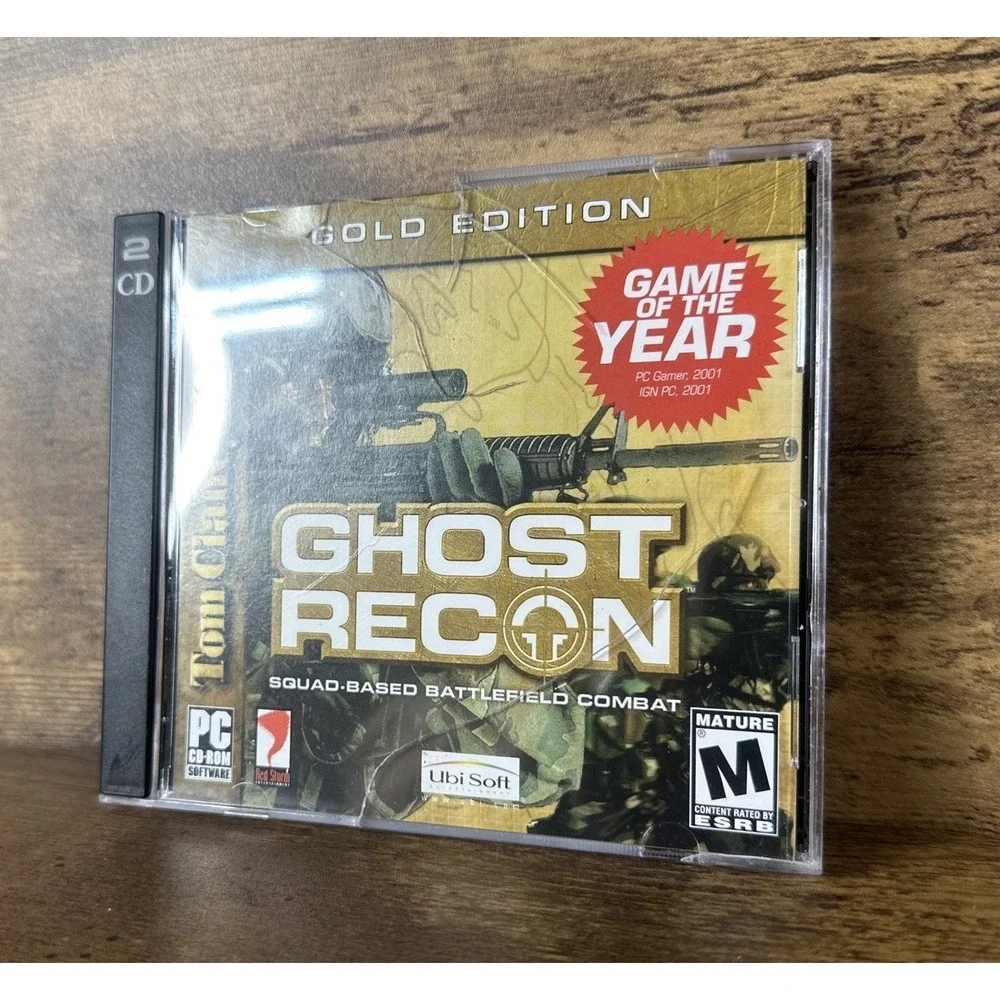 2003 Tom Clancy's Ghost Recon Gold Edition PC CD-ROM Software Ubisoft Tested